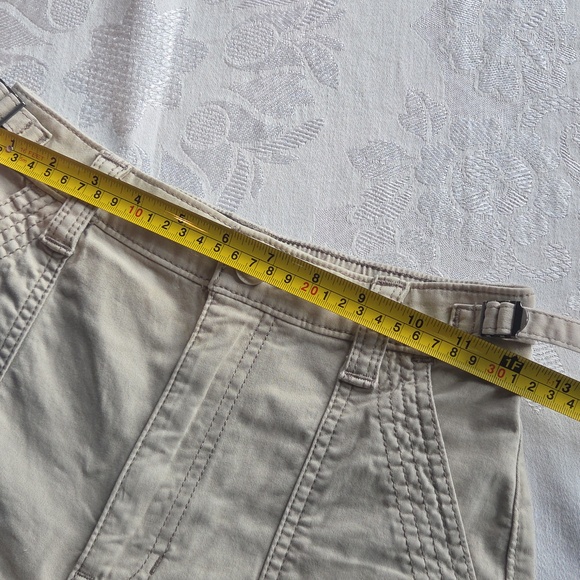 *Light Tan* Hollister Ultra High Rise Baggy Cargo Pants Size 24-25 (000R) - Picture 12 of 16